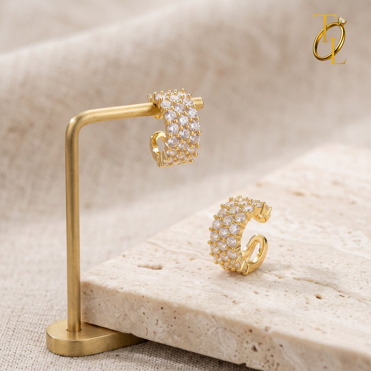 Diamond Ear Cuff