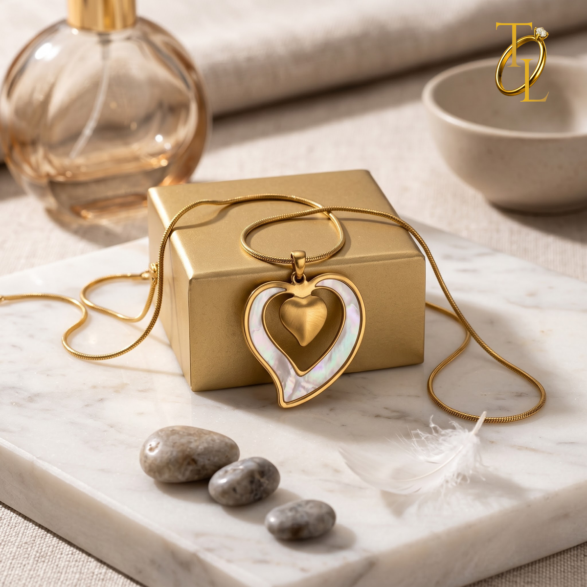 Double Love Shot Necklace