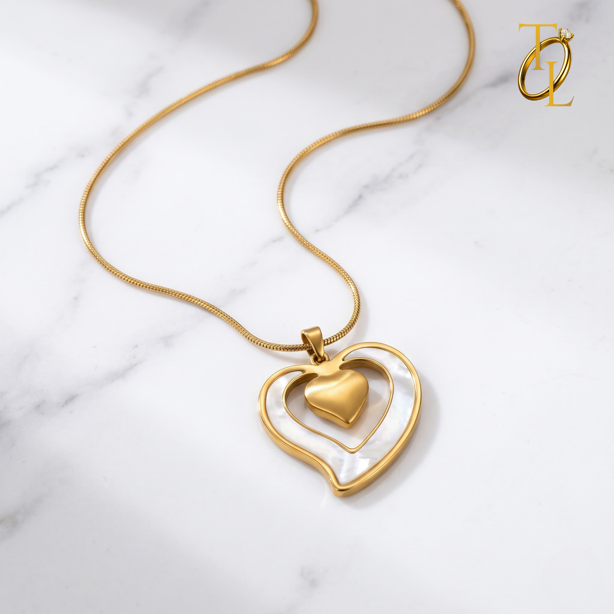 Double Love Shot Necklace