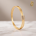 Crystal Bar Kada Bracelet