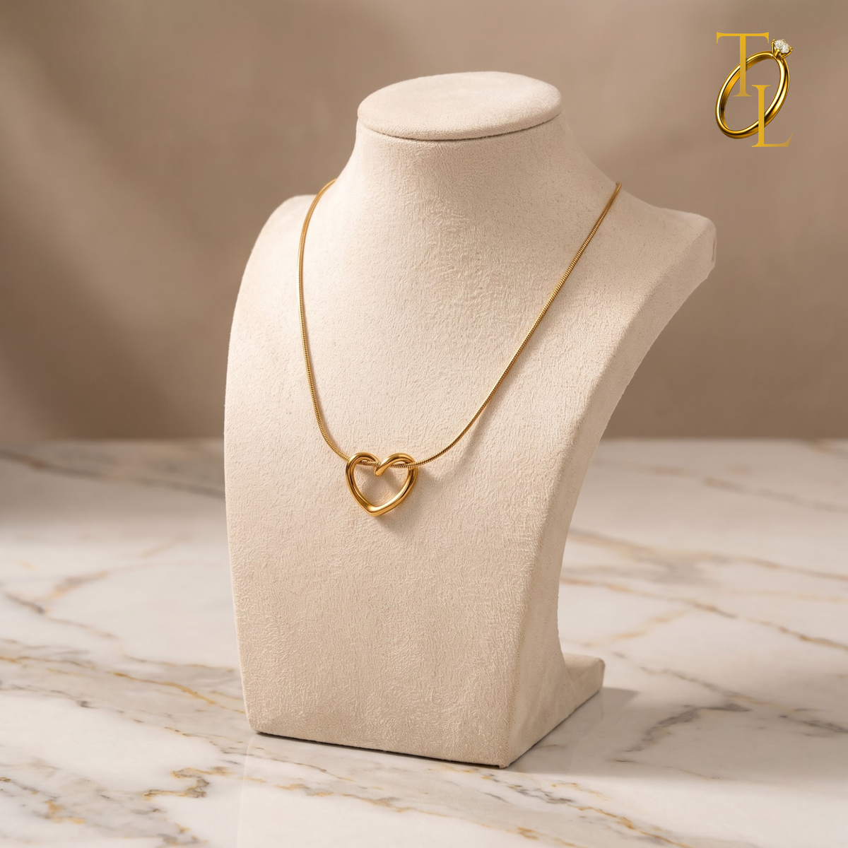 Loop Heart Necklace