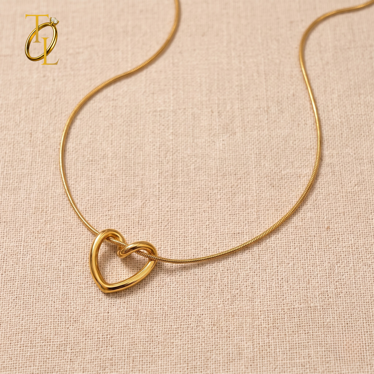 Loop Heart Necklace