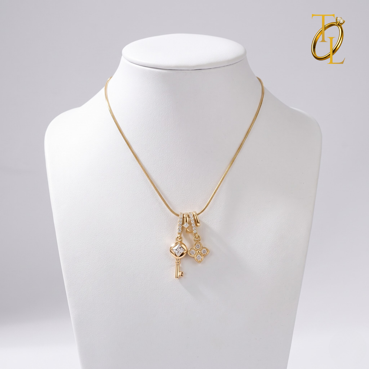 Key Lock Necklace