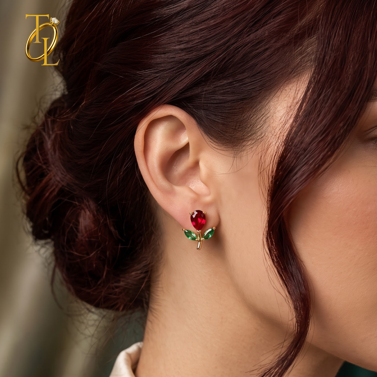 Tulip Love Earring